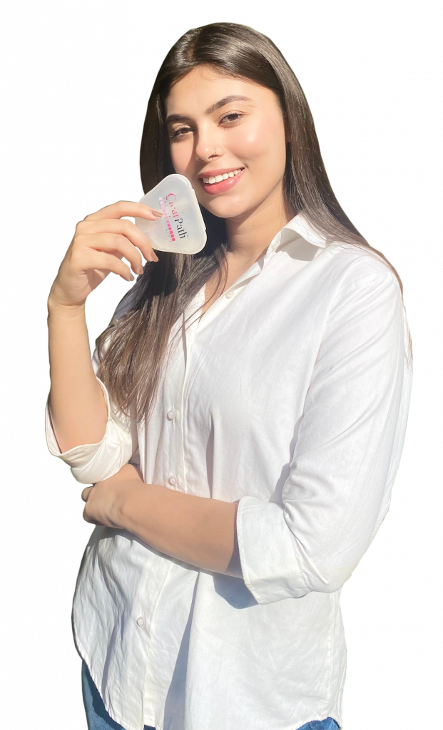 Smiling patient holding a ClearPath aligner case